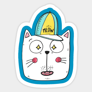 Cute cat Sticker